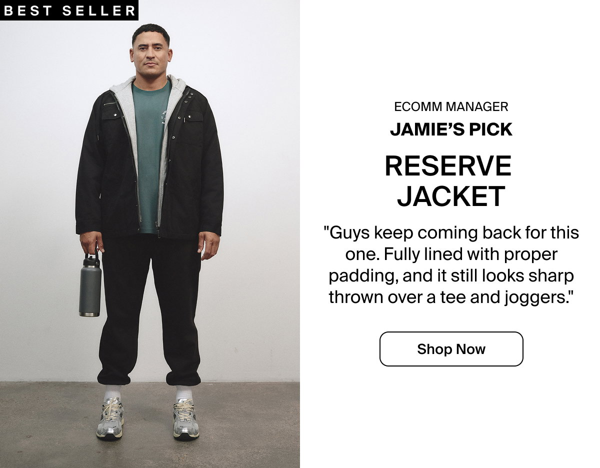 Black Reserve Hooded Jacket