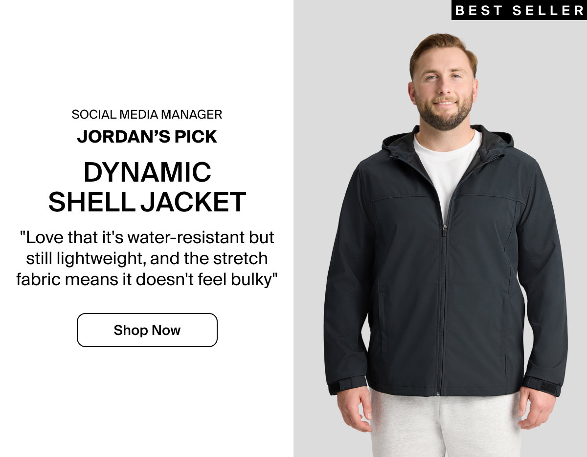 Black Dynamic Shell Jacket
