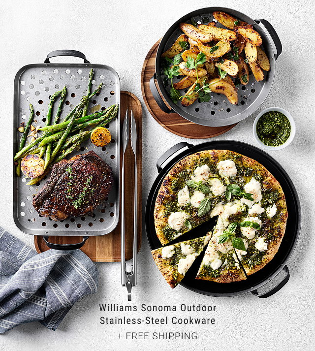 Williams Sonoma Outdoor Stainless-Steel Cookware + FREE SHIPPING
