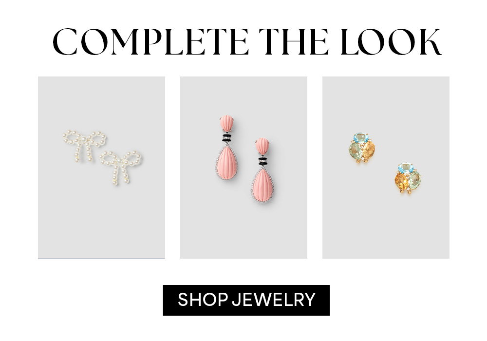 choose from a selection of carefully curated jewelry to compliment your look