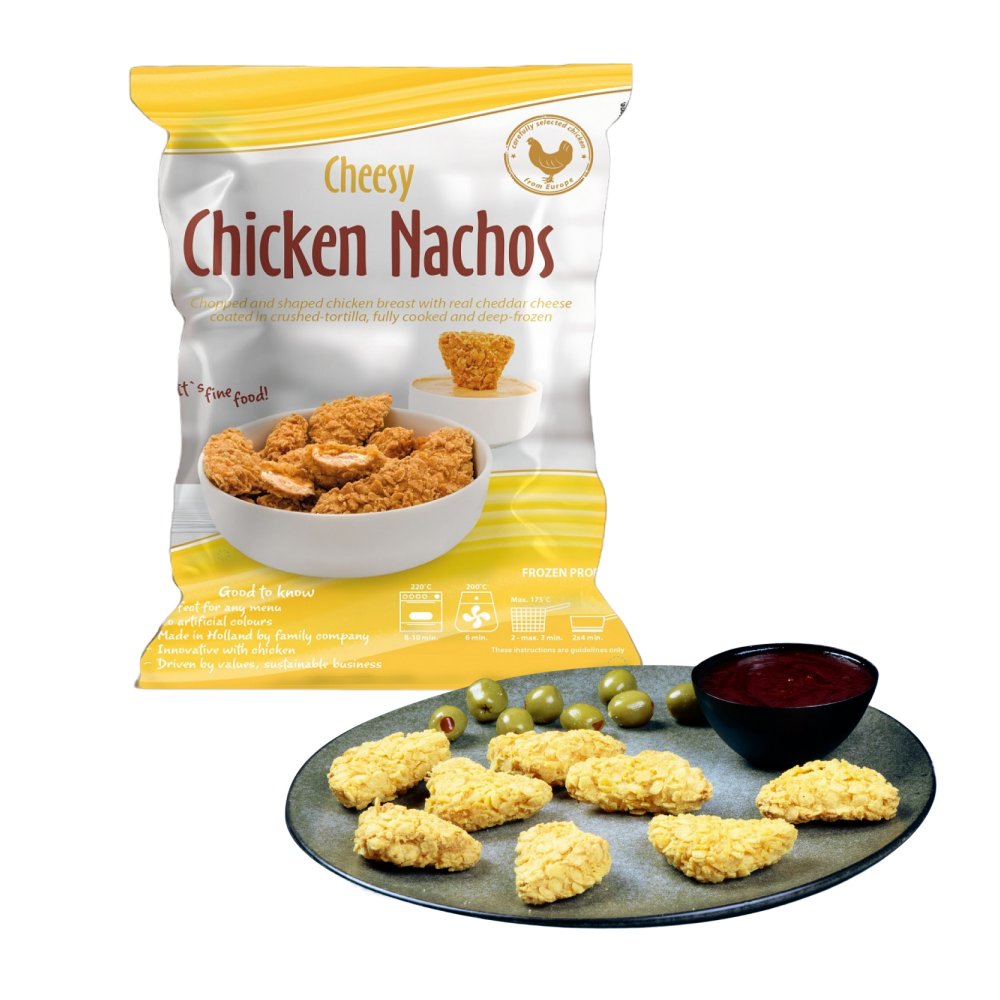Chicken Nachos — 5 x 1 kg | MegaFoodStunter
