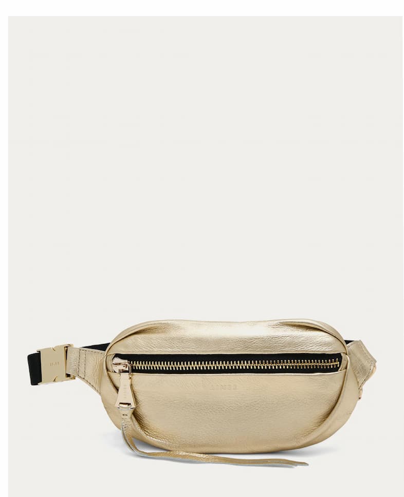 The Milan Bum Bag in Warm Champagne