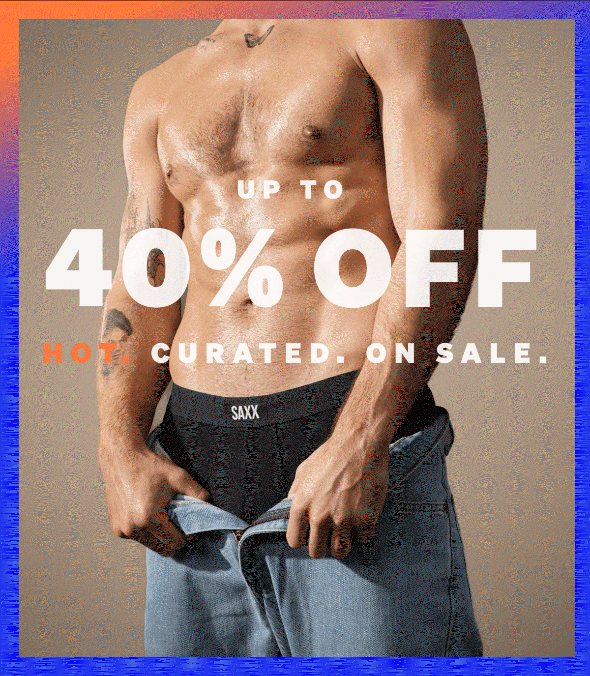 Up to 40% off. The endless Summer Sale is on.
