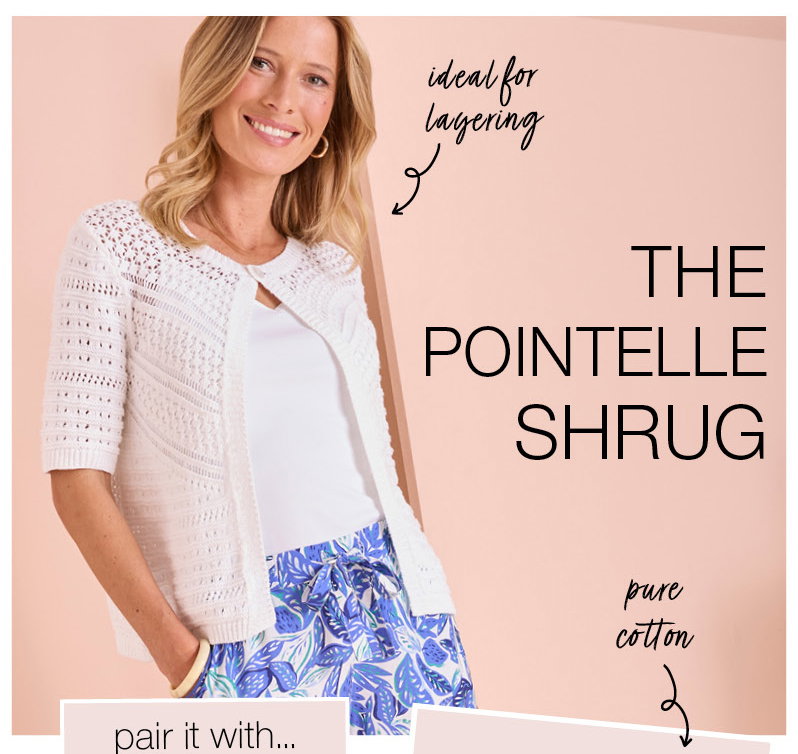 The Pointelle Shrug
