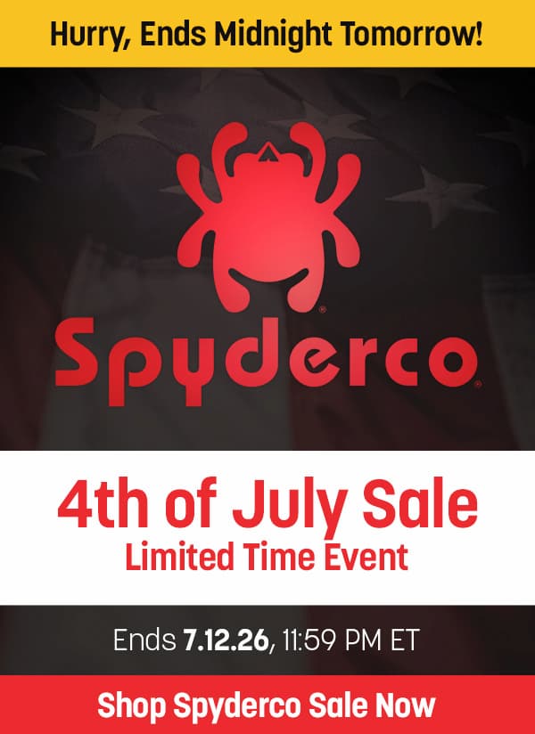 Spyderco July 4th Sale