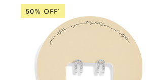 Soul Shine Pavé Arc Huggie Earrings in Silver Plating