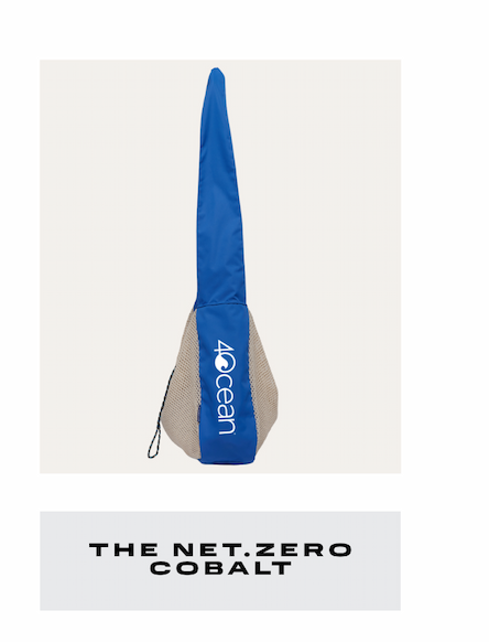 THE NET.ZERO MODERN FISHERMAN CROSSBODY BAG / COBALT