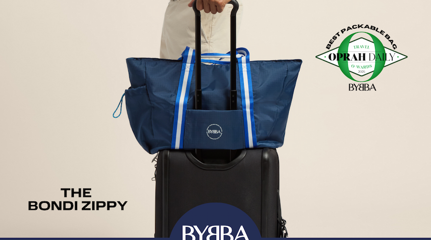THE BONDI ZIPPY PACKABLE DUFFLE BAG / RIPTIDE