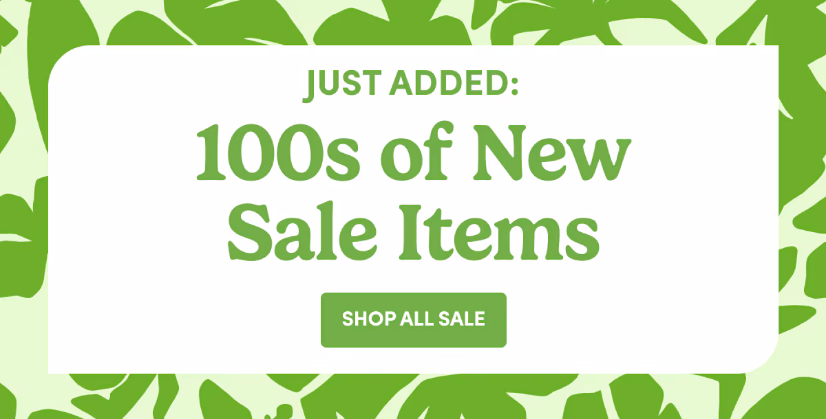 Just Added: 100s of New Sale Items Shop All Sale