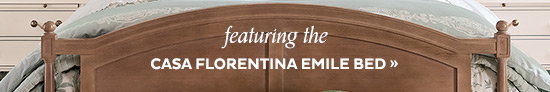 Featuring the Case Florentina Emile Bed