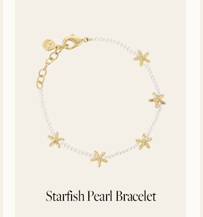Starfish Pearl Bracelet