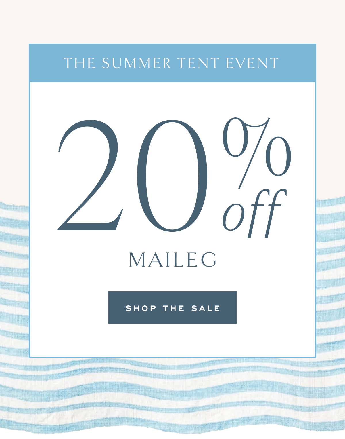 The Summer Tent Event 20% Off Maileg Shop the Sale