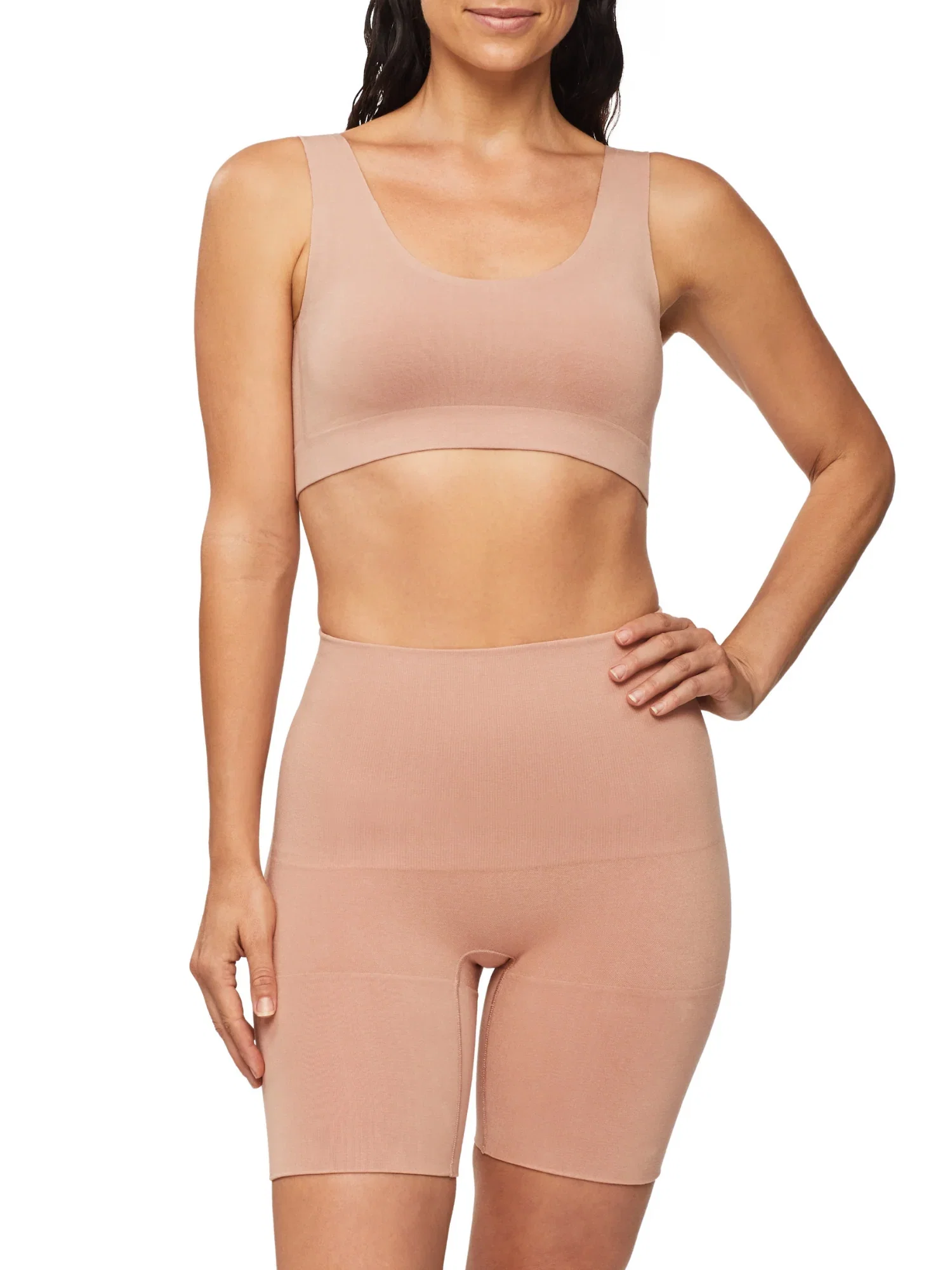 Image of Bamboo Essentials Waisted Thigh Shaper