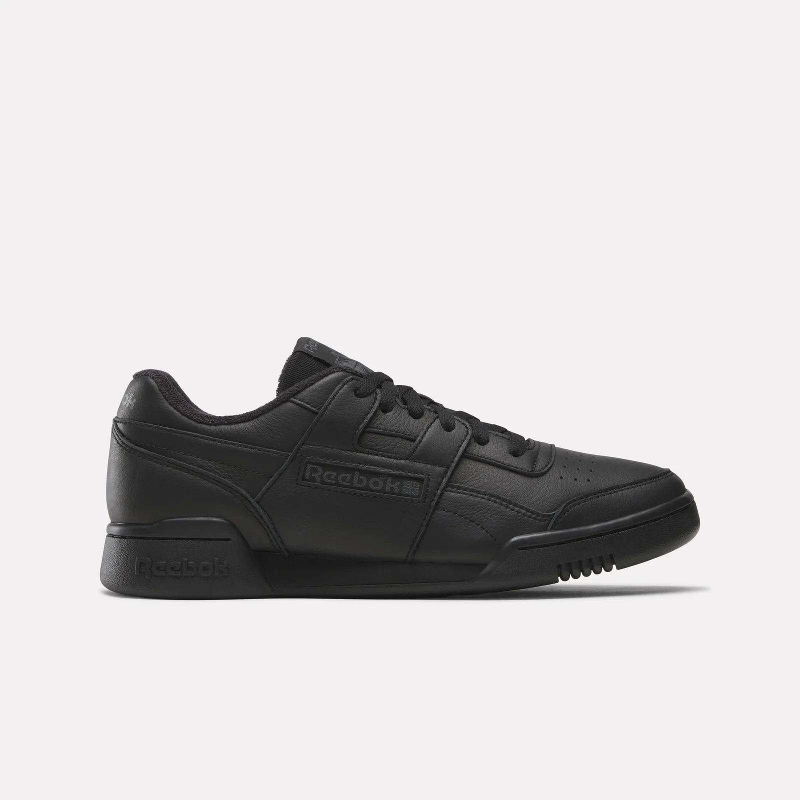 Image of REEBOK FOOTWEAR UNISEX Workout Plus Shoes BLACK/BLACK/BLACK