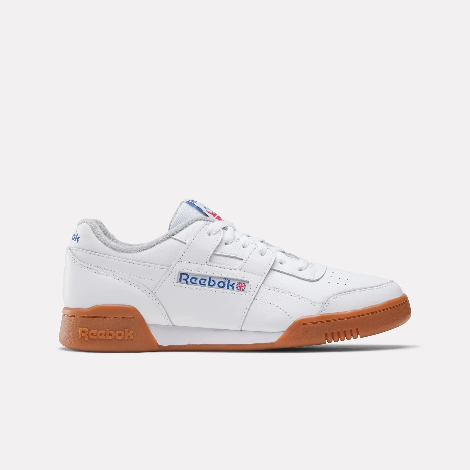 Image of REEBOK FOOTWEAR UNISEX Workout Plus Shoes FTWRWHITE/VECTORBLUE/VECTORRED