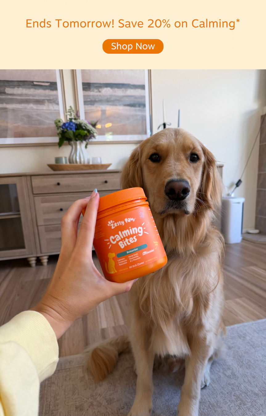 Ends tomorrow! Save 20% on Calming!* Shop Now