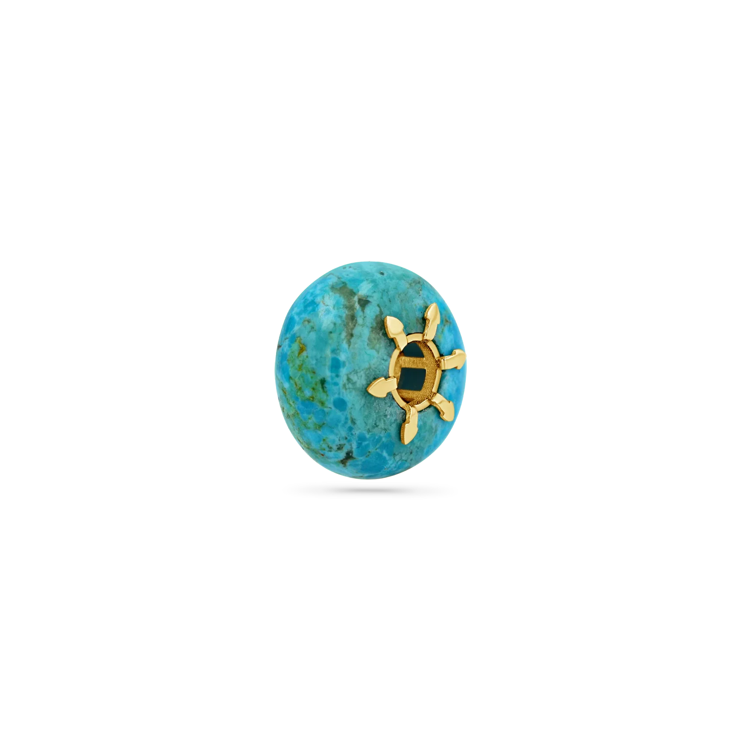 Image of Turquoise Gemstone Slider Charm