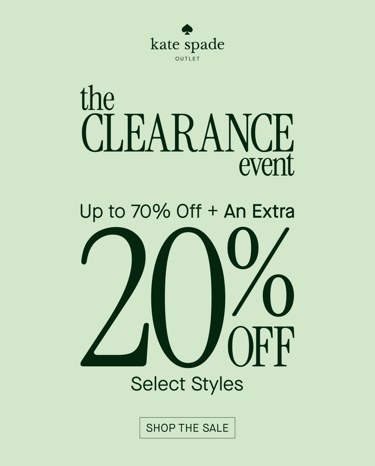 THE CLEARANCE EVENT