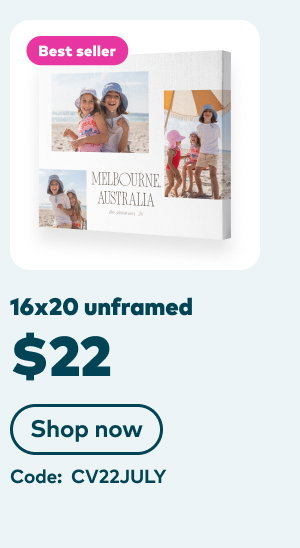 16x20 unframed $22. Code: CV22JULY. Shop now.