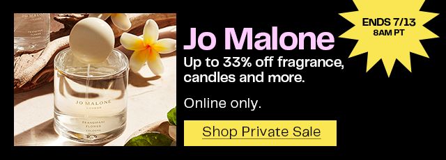 Up to 33% off Jo Malone fragrance, candles and more ends July 13 at 8am Pacific Time.