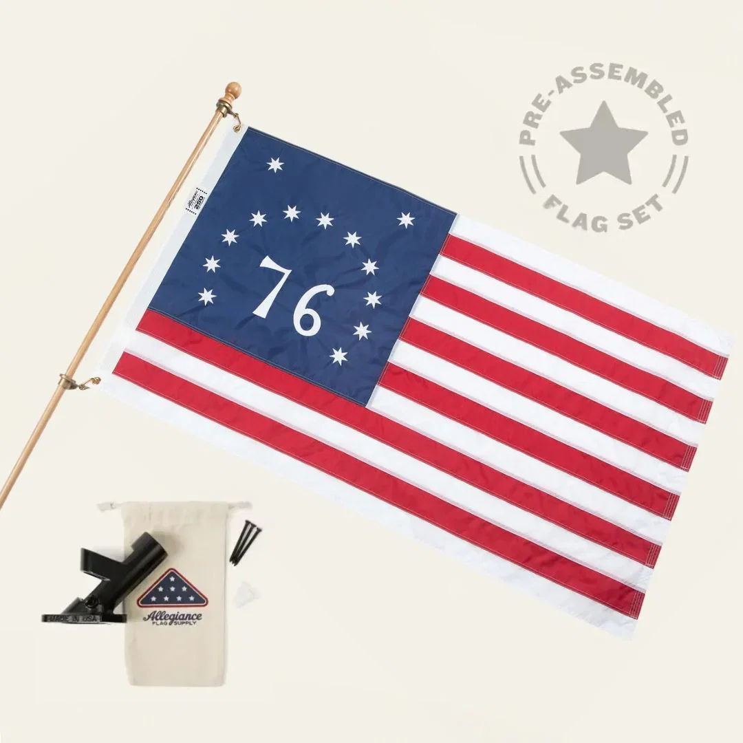 Image of 3' x 5' Bennington Flag Set