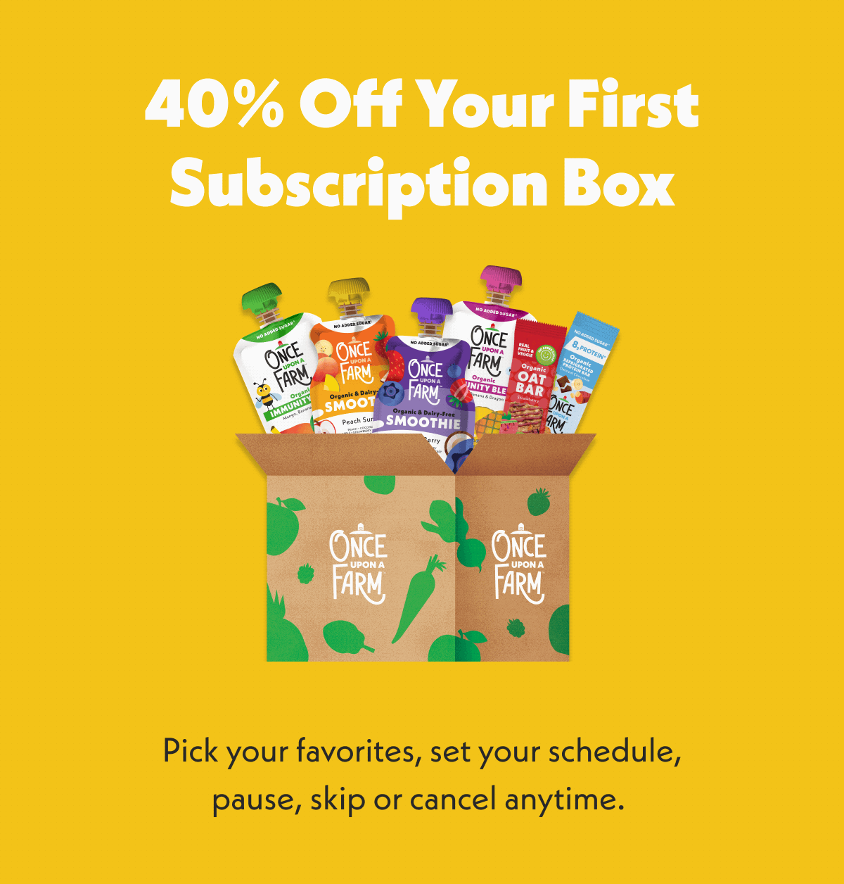 40% off your first subscription box