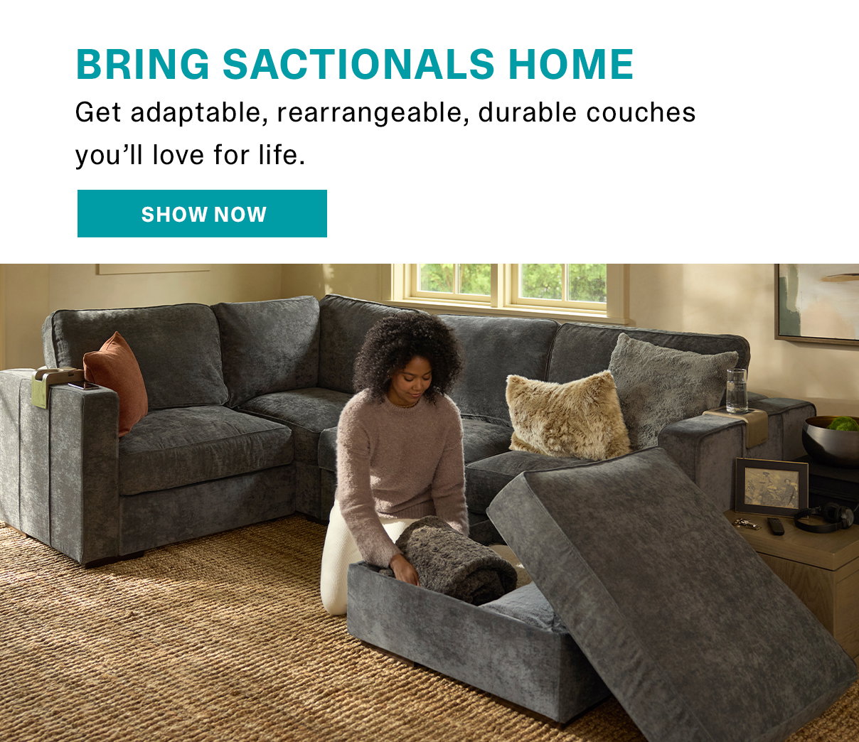 Bring Sactionals Home | SHOP LOVED BY LOVESAC >>