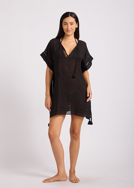 Crinkle Gauze Kaftan
