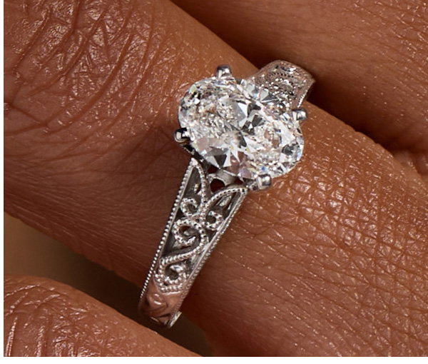 June Cathedral Engagement Ring