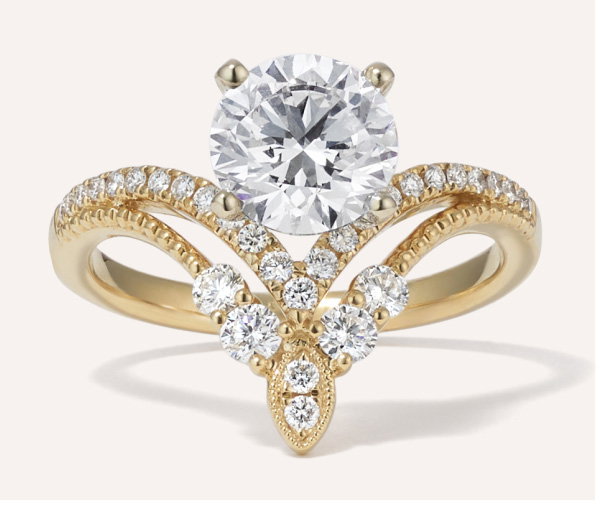 Marcella Contour Engagement Ring