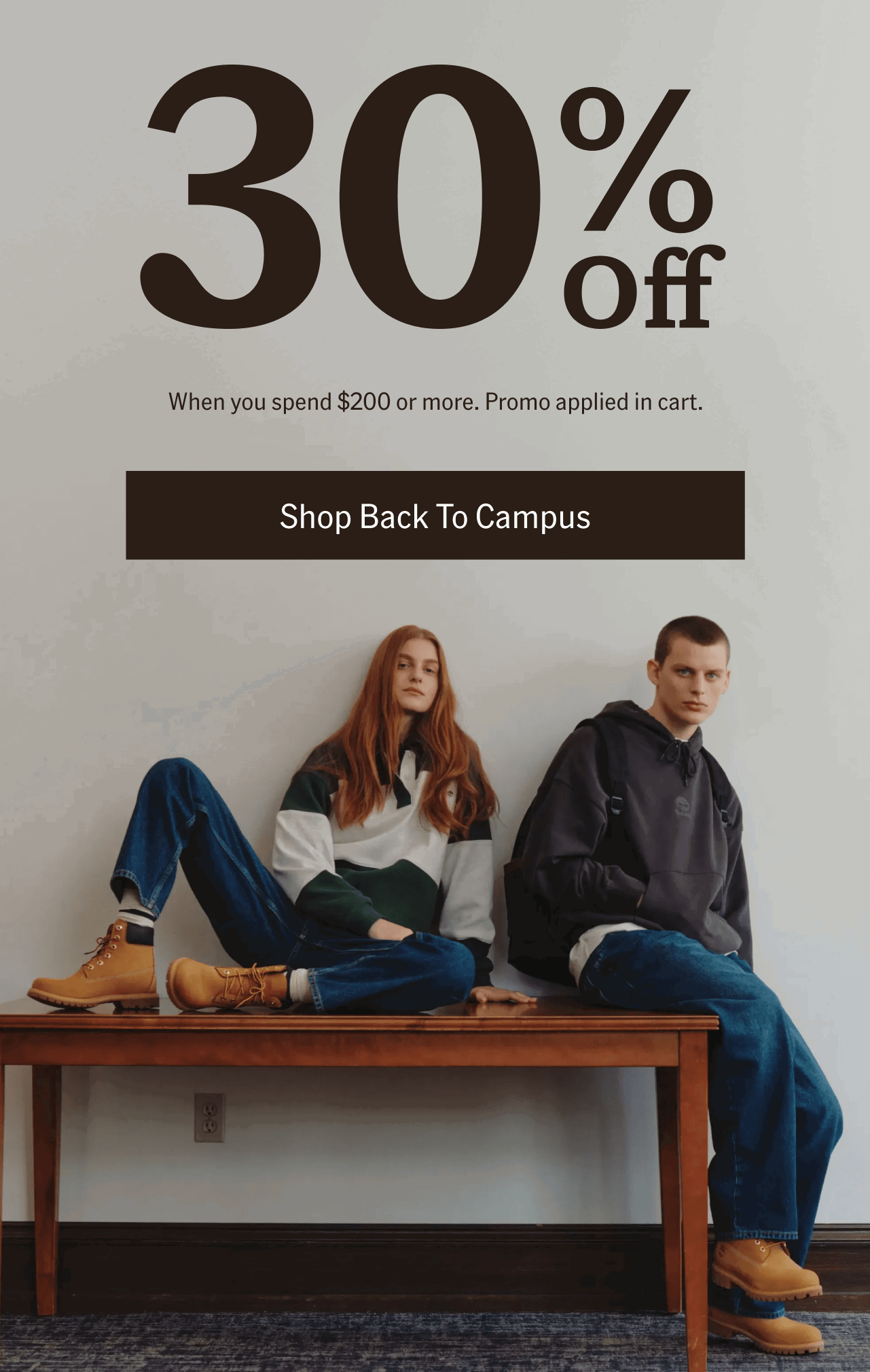 30% Off Shop Back To Campus