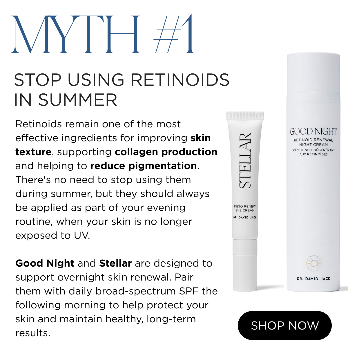 DISCOVER RETINOIDS- SHOP NOW