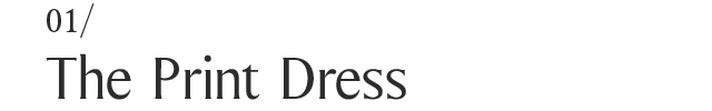 01/The Print Dress