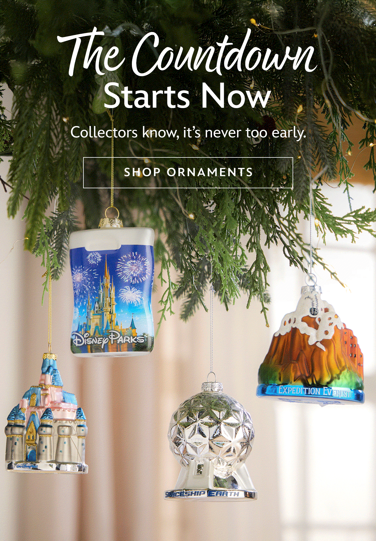 The Countdown Starts Now. Collectors know, it�s never too early. | Shop Ornaments