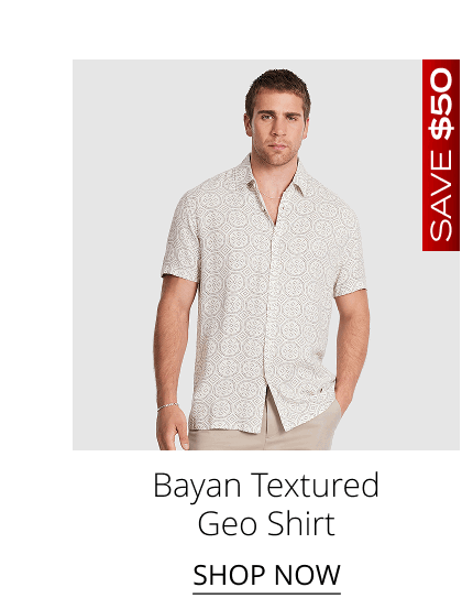 Bayan Textured Geo Shirt