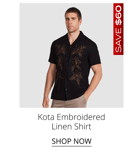 Kota Embroidered Linen Shirt