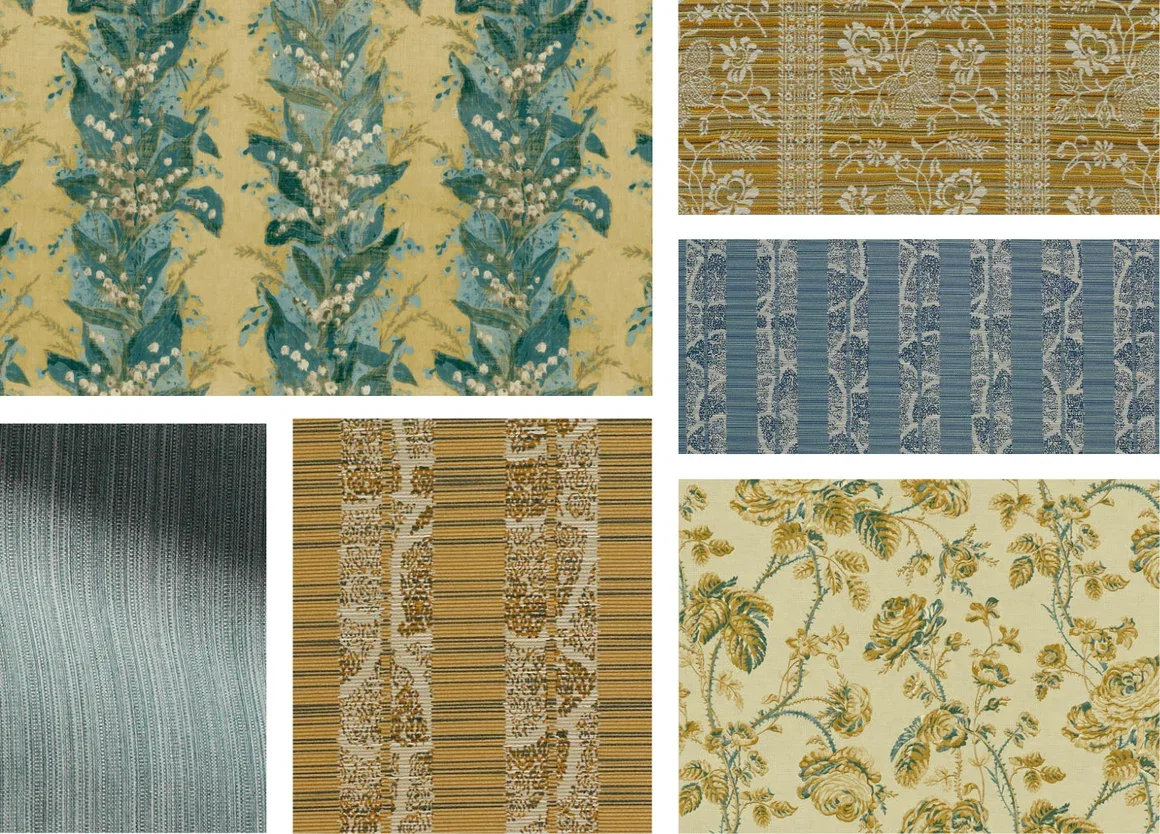 Zoffany x Michael S. Smith Indoor Outdoor Collection Swatches