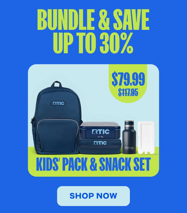 Save up to 30% on Kids' pack and snack set