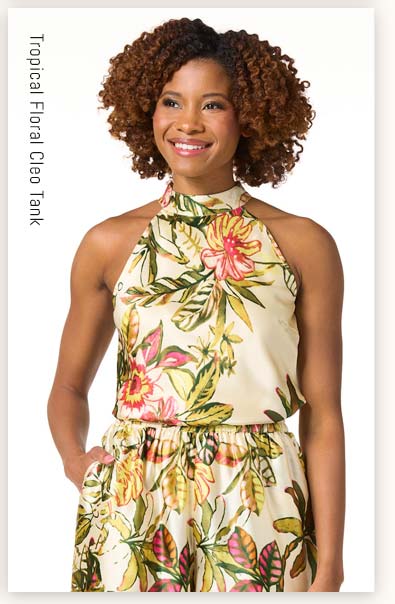 Shop Tropical Floral Cleo Tank