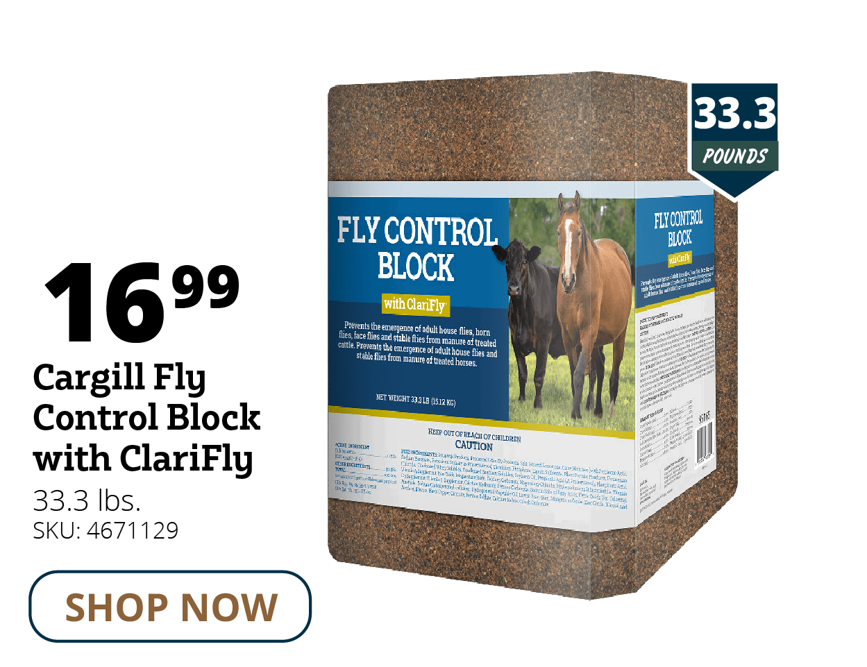 FLY CONTROL BLOCK W/ CLARIFLY
