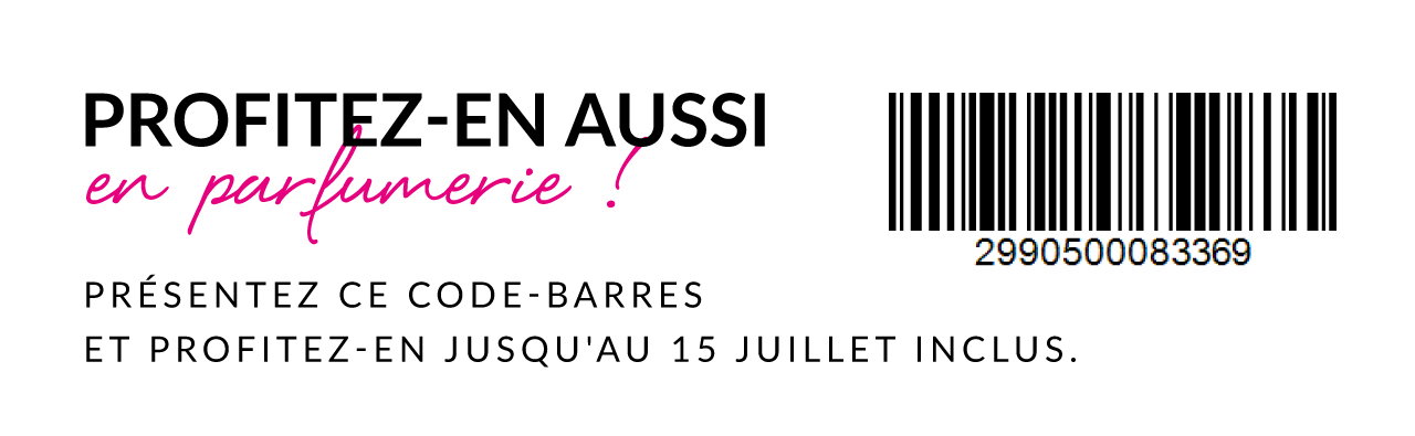 profitez de votre offre en parfumerie