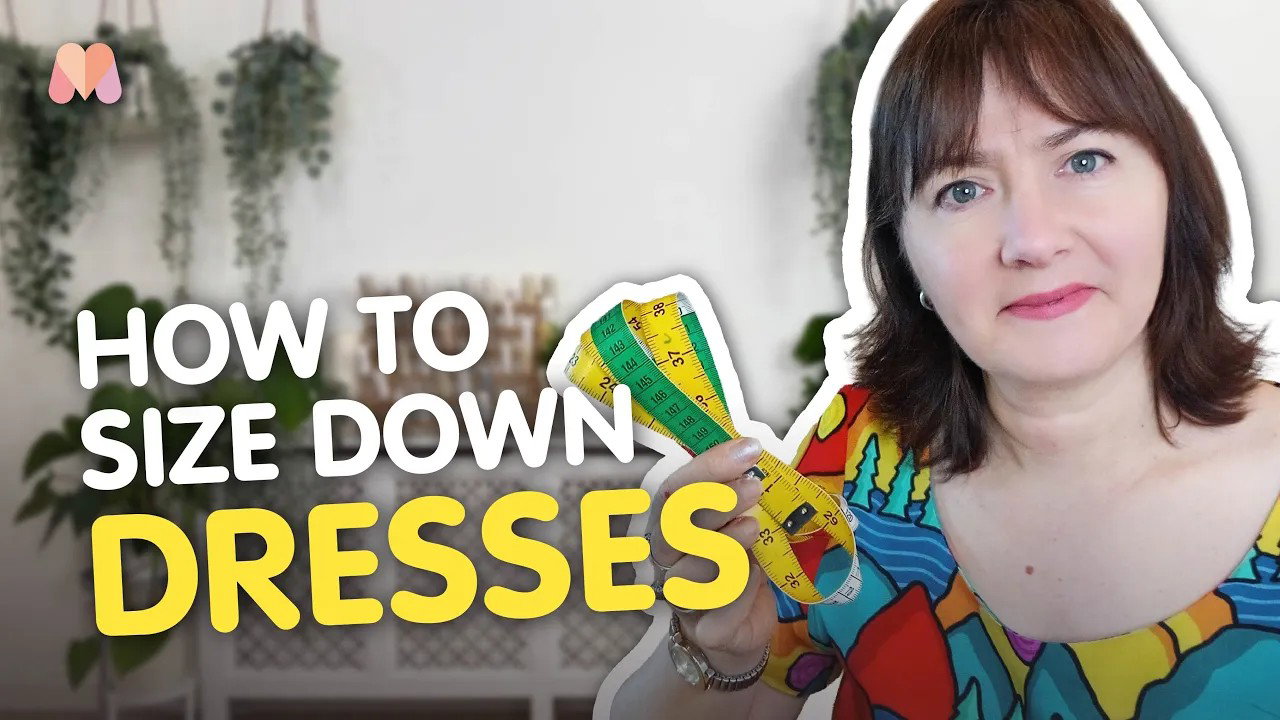 2 easy ways to size down a dress