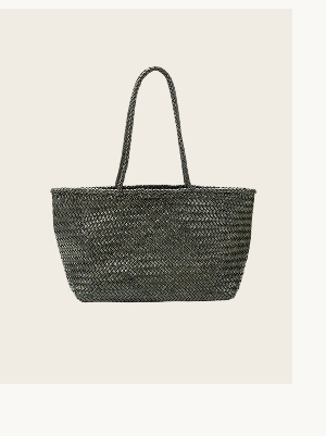Ellyla Amora Woven Leather Tote Bag