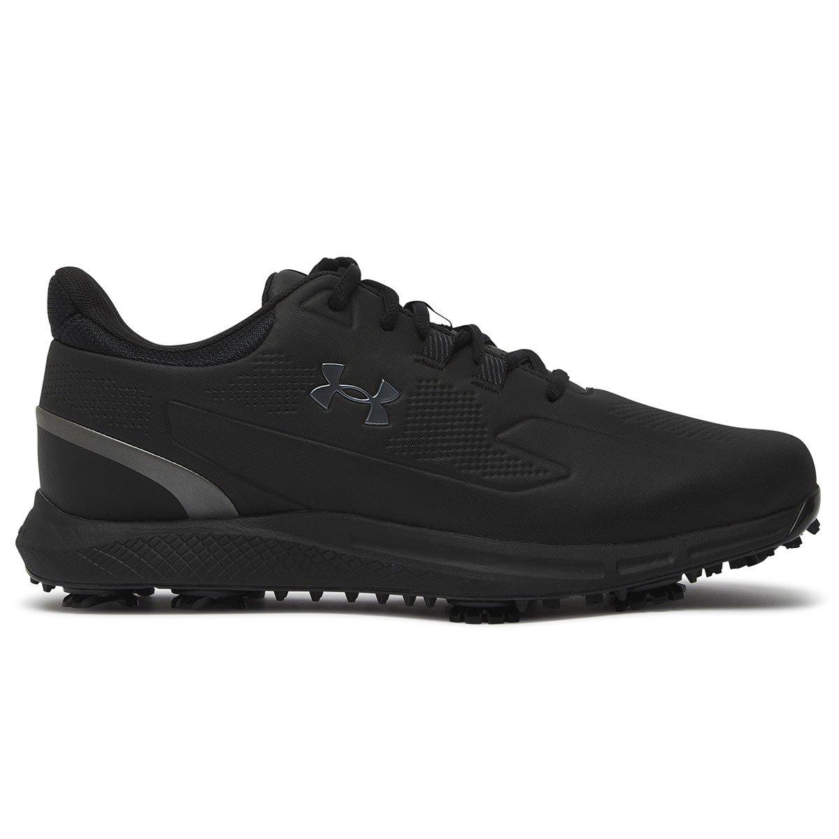 Side view of Under Armour Men's Spiked Golf Shoes