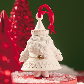 Stunning Santa ornament.