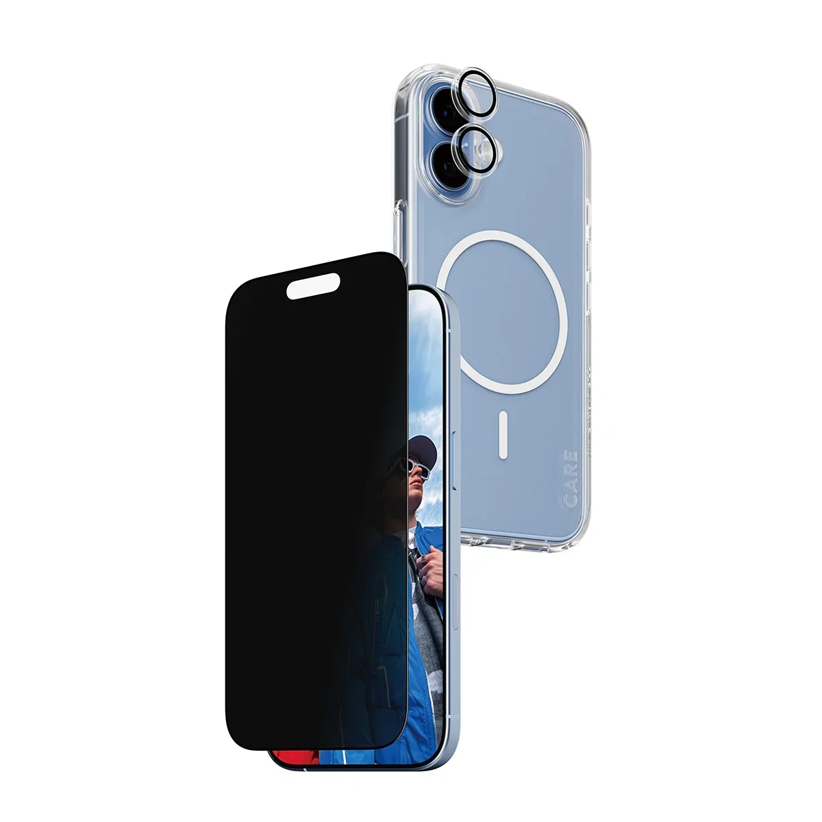 Image of PanzerGlass® | CARE™ by PanzerGlass® 3-in-1 Privacy Bundle iPhone 17