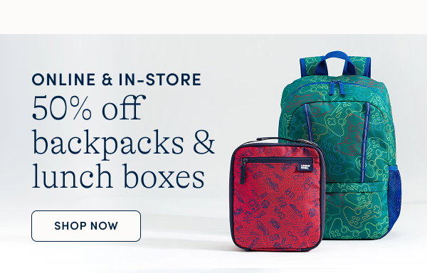 Backpacks & Lunch Boxes