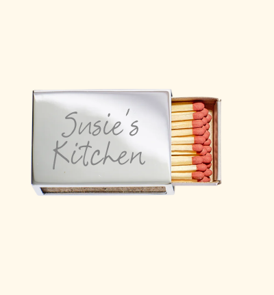 Silver Matchbox Cover