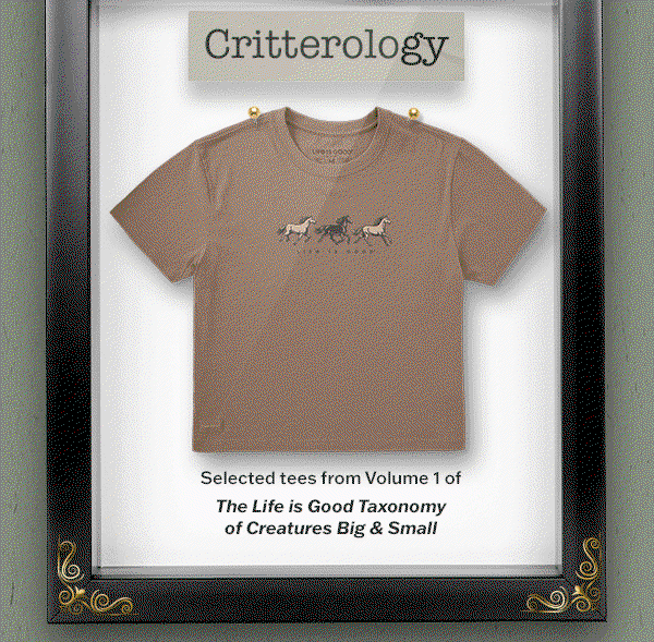 Critterology. Shop animal and insect tees.