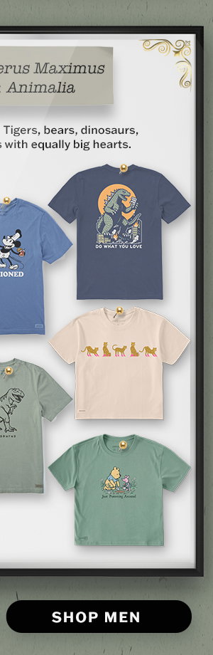 Animal and insect tees for men.